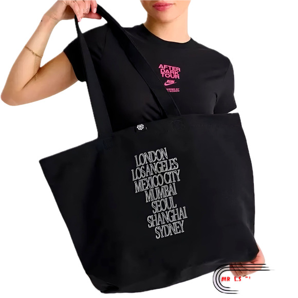 Nike Heritage 2.0 Tote Bag Travel School Shopping Black White IF8252 010 NWT - Picture 13 of 13